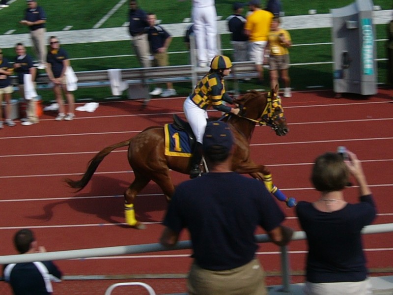 Racer 1's first lap.JPG